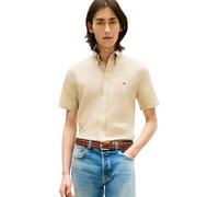 Tommy Hilfiger Cl Linen Blend Solid SS RF Sht MW0MW42450, Khaki, S