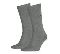 Tommy Hilfiger Classic Calcetines, Gris, 47-49 (Pack de 2) para Hombre
