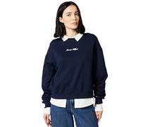 Tommy Hilfiger Classic Script Terry Sweatshirt Ww0ww48269 Sudadera sin Botones Mujer (Pack de 1)