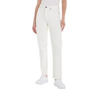 Tommy Hilfiger Classic Straight HW WW0WW40642 Pantalones de Mezclilla, Blanco (Ecru), 28W / 32L para Mujer