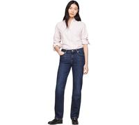 Tommy Hilfiger Classic Straight RW Dark Blue WW0WW42203, Recto para Mujer, Denim (Dark Blue), 31W / 30L