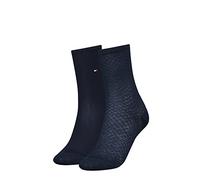 Tommy Hilfiger Clssc Sock 701222231 Calcetines, Azul (Navy), 39-42 (Pack de 2) para Mujer
