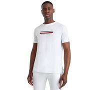 Tommy Hilfiger Cn Ss Tee Um0um02348 Camiseta, Blanco (White), S Hombre