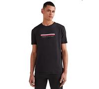 Tommy Hilfiger Cn Ss Tee Um0um02348 Camiseta, Negro (Black), S Hombre