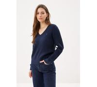 Tommy Hilfiger Co Cable Fine Gg V-N WW0WW44987 XXL Azul