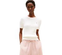 Tommy Hilfiger Co Cable Mid GG S/S C-nk Swt Ww0ww45656 Suéter pulóver Mujer (Pack de 1)