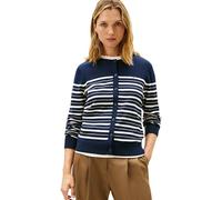 Tommy Hilfiger CO Jersey Fine GG C-NK LS Cardi WW0WW42370 - Cárdigan para Mujer, Color Azul (Azul Marino Nocturno Oscuro/Calico Multi STP), L, Azul (Dark Night Navy/Calico Multi STP), L