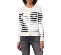 Tommy Hilfiger CO Jersey Fine GG C-NK LS Cardi WW0WW42370 - Cárdigan para Mujer, Color Negro (Calico/Dark Night Navy Multi STP), L, Negro (Calico/Dark Night Navy Multi STP), L