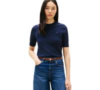 Tommy Hilfiger Co Jersey Fine GG C-nk SS Swt Ww0ww49705 Suéter pulóver Mujer (Pack de 1)
