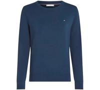 Tommy Hilfiger - Co Jersey Fine GG LS C-Nk SWT - Knitwear - Mujer - Azul - XS -