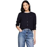 Tommy Hilfiger Co Jersey Stitch Cardigan Ww0ww42370 Cárdigan, Azul (Desert Sky), 3XL para Mujer