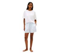 TOMMY HILFIGER Conjunto de pijama de 2 piezas camiseta y shorts blanco | XS