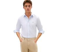 Tommy Hilfiger Core Flex Pop Classic STP Camisa para Hombre, MW0MW41403, L/S, Azul, XL, Azul (Sweet Blue/Stripe), XL