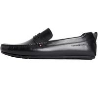Tommy Hilfiger Core Hilfiger - Tenis de Cuero para Hombre, FM0FM05790, Color Negro (Negro), Talla 10
