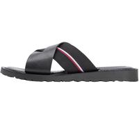Tommy Hilfiger Core Hilfiger LTH Criss C Sandal Fm0fm05783, Sandalias Planas Hombre, Black (Black), 40 EU