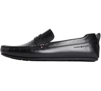 Tommy Hilfiger Core Hilfiger - Tenis de Cuero para Hombre FM0FM05790, Color Negro (Negro), Talla 9