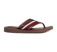 Tommy Hilfiger Core Hilfiger Toe Post Sandal FM0FM05011, Chancla de Dedo Hombre, Marrón (Winter Cognac), 40 EU