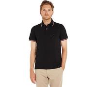 Tommy Hilfiger Core Tipped Slim Polo Mw0mw13080, Negro (Black), XS Hombre