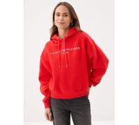 Tommy Hilfiger Corp Logo Mdrn Hoodi WW0WW47832 M Rojo