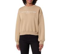Tommy Hilfiger Corp Logo MDRN SWTSRT WW0WW47831 - Sudadera para Mujer, Color Beige (Driftwood Taupe), Talla 3XL, Beige (Driftwood Taupe), 3XL Grande