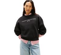 Tommy Hilfiger Corp Logo Mdrn Swtsrt Ww0ww47831 Sudadera Pullover, Negro (Negro), M Mujer, Negro (Negro), M