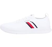 Tommy Hilfiger Corredor de Punto Ligero para Hombre, FM0FM05756, Parte Superior Baja, Blanco (Blanco), 10.5