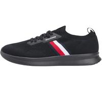 Tommy Hilfiger Corredor de Punto Ligero para Hombre, FM0FM05756, Parte Superior Baja, Negro (Negro), 10