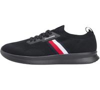Tommy Hilfiger Corredor de Punto Ligero para Hombre, FM0FM05756, Parte Superior Baja, Negro (Negro), 11
