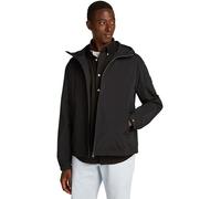 Tommy Hilfiger Cortavientos Hombre Hooded deportivo, Negro (Black), L