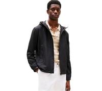 Tommy Hilfiger Cortavientos Hombre Hooded deportivo, Negro (Black), M