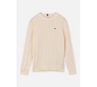 Tommy Hilfiger Cotton Cable Sweater 12A Blanco