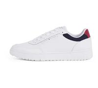 Tommy Hilfiger Court Sneaker Hombre Basket Core Lite Low Top, Blanco (White), 40
