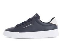 Tommy Hilfiger Court Sneaker Mujer Detail Essential de Piel, Azul (Desert Sky), 40