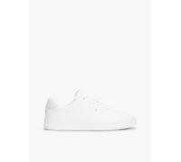 Tommy Hilfiger Court Sneaker Mujer Detail Essential de piel, Blanco (White), 42