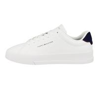 Tommy Hilfiger Court Sneaker Mujer Detail Essential de Piel, Blanco (White/Desert Sky), 41