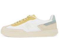 TOMMY HILFIGER Zapatillas deportivas bajas 'HERITAGE' beige / mostaza / jade / blanco, Talla 37