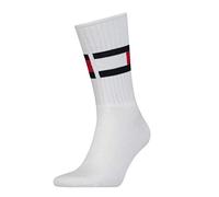 Tommy Hilfiger Crew Sock, Blanco (White), 39-42 para Hombre