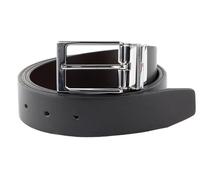 Tommy Hilfiger Cuero cinturón Layton Reversible Belt W85 Black/Testa Di Moro negro marrón oscuro reversible