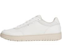 Tommy Hilfiger Cupsole Sneaker Hombre Basket Core Low Top, Blanco (Ecru), 45