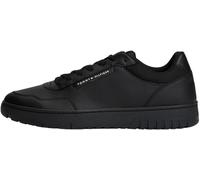 Tommy Hilfiger Cupsole Sneaker Hombre Basket Core Low Top, Negro (Black), 45