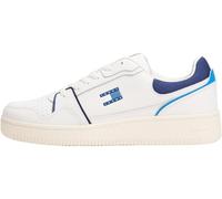 Tommy Hilfiger Cupsole Sneaker Hombre Retro Basket Low Top, Azul (Navy), 41