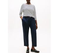 Tommy Hilfiger Curve Tommy Hilfiger Curve - Pantalón de mujer chino con silueta Slim Straight. Azul claro Talla 52