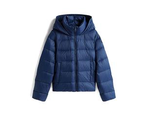 TOMMY HILFIGER Daunenjacke azul oscuro | S
