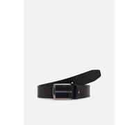 Tommy Hilfiger Cinturón de piel para hombre Denton 3,5 cm Azul (Space Blue) 100 cm