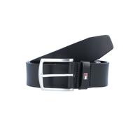 Tommy Hilfiger Cinturón Hombre New Denton Belt 4.0 Cinturón de piel, Azul (Midnight), 80 cm