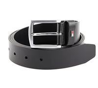 TOMMY HILFIGER Denton Leather Belt 3.5 W85 Black