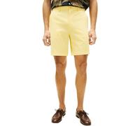 Tommy Hilfiger Dover ESS - Pantalón Corto de Sarga para Hombre, 8 Pulgadas, MW0MW42352, Amarillo, 31W/Nil