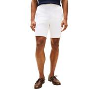 Tommy Hilfiger Dover ESS - Pantalón Corto de Sarga para Hombre, 8 Pulgadas, MW0MW42352, Blanco, 30W/Nil