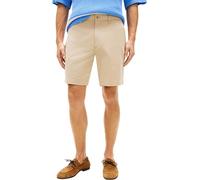 Tommy Hilfiger Dover ESS - Pantalón Corto de Sarga para Hombre, 8 Pulgadas, MW0MW42352, Caqui, 40W/Nil