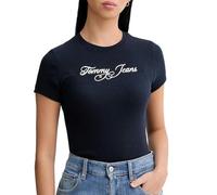 Tommy Hilfiger DW0DW21838 - Camiseta para mujer, azul marino, XS